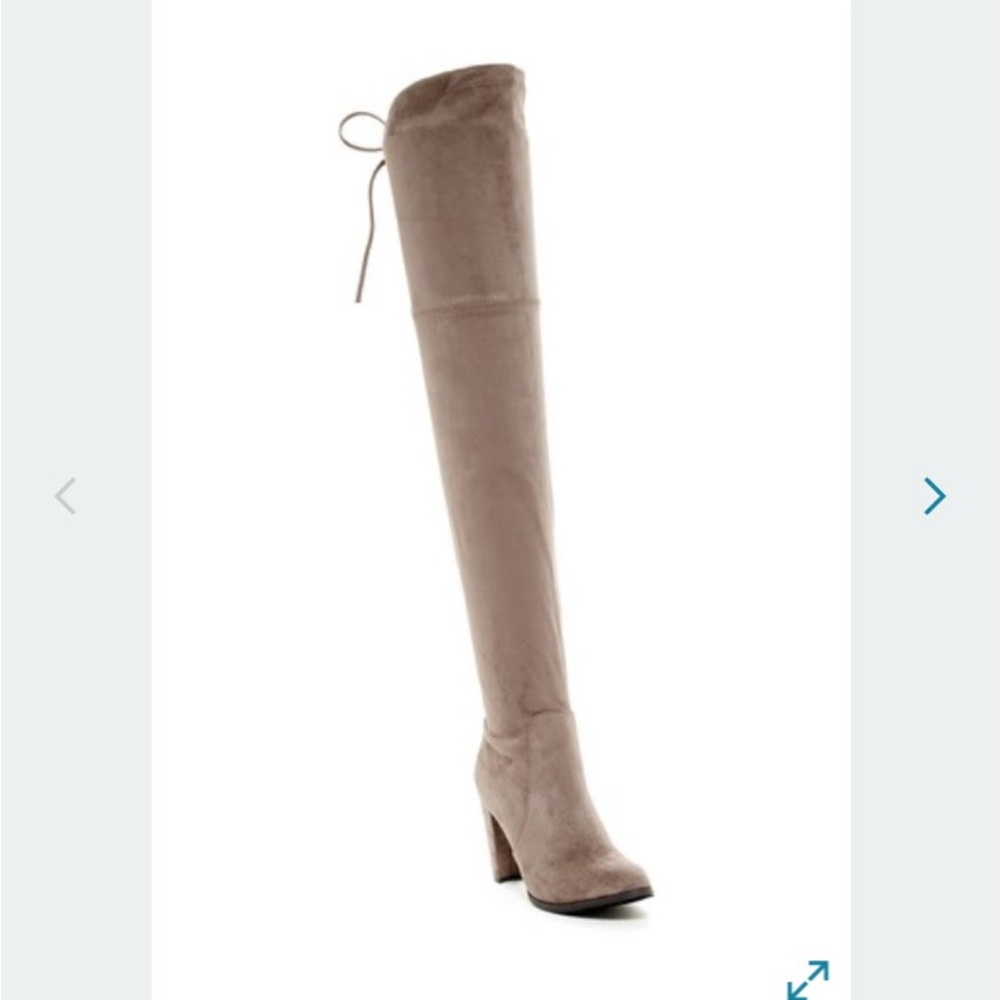 Catherine Malandrino Taupe Over-the-Knee Boots - 6.5